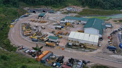 Figure 2. Portal platform as at September 2019 (CNW Group/Lundin Gold Inc.)